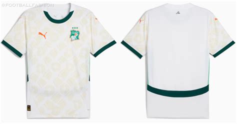 Ivory Coast 202425 Puma Home And Away Kits Football Fashion