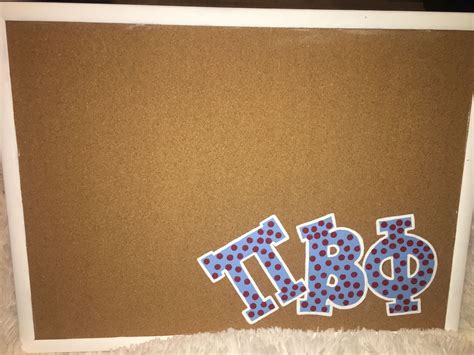 Pi Beta Phi Sorority Painted Bulletin Board Pi Beta Phi Sorority Sorority Canvas