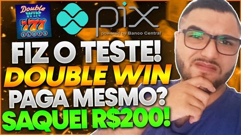 Double Win Paga Mesmo FIZ O TESTE Do Double Win SAQUEI R 200 00 No