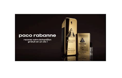 Échantillon gratuit du parfum 1 Million Elixir de Paco Rabanne