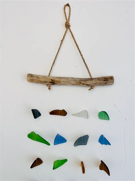 Sea Glass Mobile Seaglass Suncatcher Sun Catcher Windchime