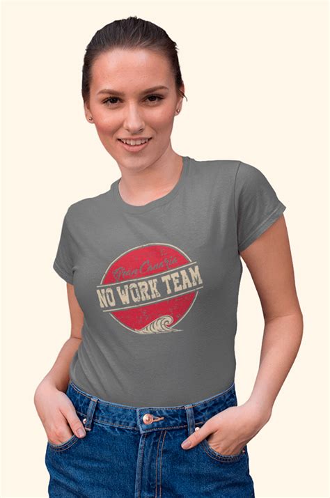 Camiseta Mujer DiseÑo Circulo Gc No Work Team