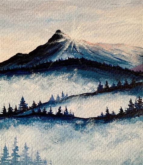 Gallery - Mountain paintings - Debasree Dey Art