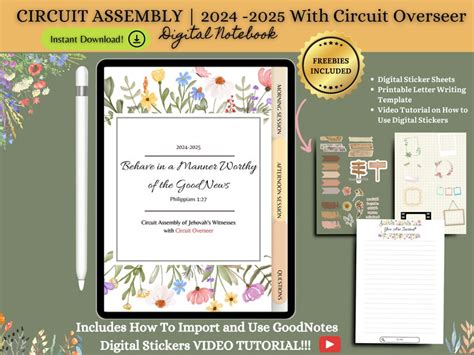 2024 2025 Circuit Assembly With Circuit Overseer Notebook Behave In A