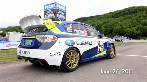 Subaru Rally Team Usa S David Higgins Breaks Mt Washington Record On