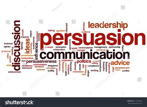 Persuasion Concept Word Cloud Background Stock Illustration 211072309