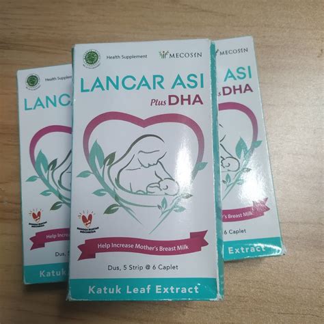 Jual MECOSIN Pelancar LANCAR ASI Plus DHA Daun Katuk Extract Tablet