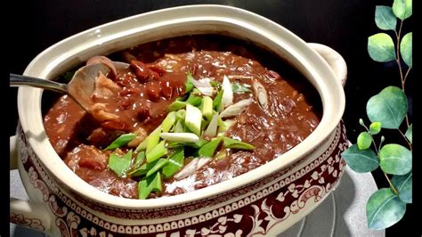 Red Beans With Pork Or Pata With Beans Recipe Youtube