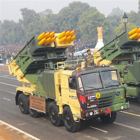 The Pinaka Multi Barrel Rocket Launcher PropTors