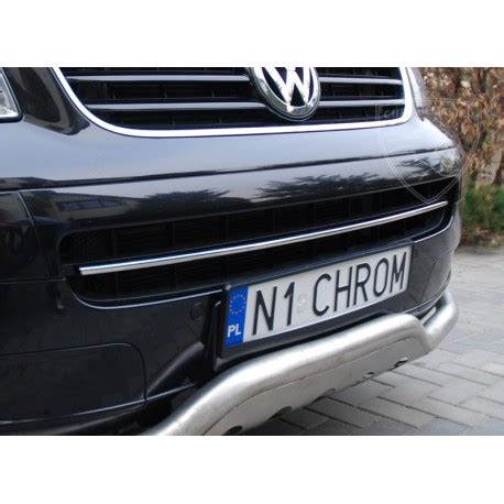 Listwa Atrapy Zderzaka Przedniego Volkswagen T5 Chromemaster