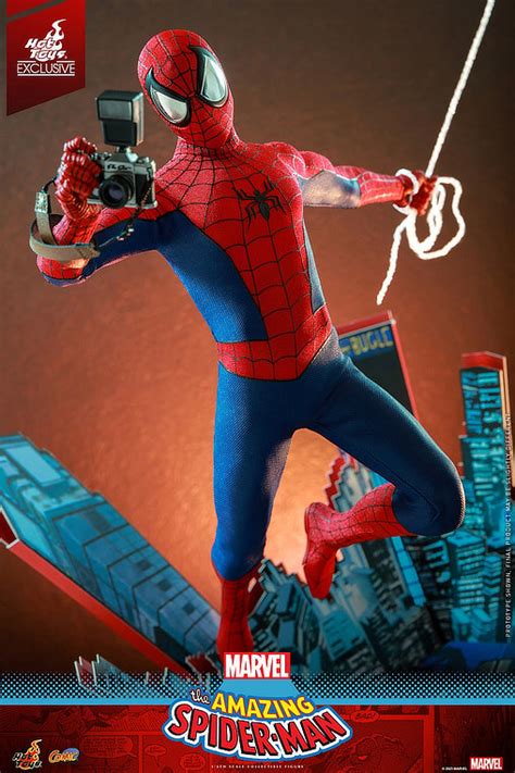 The Amazing Spider Man Spider Man Figur Hot Toys SPACEart