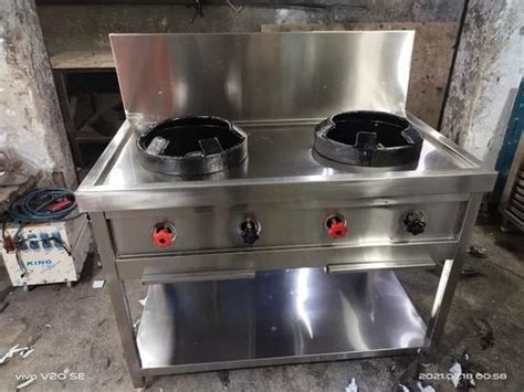 Stainless Steel Chinese Cooking Ranges For Hotel Number Of Burner