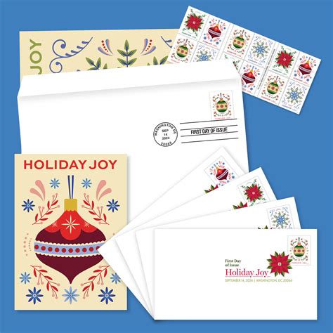 Holiday Joy Stamp Ceremony Memento — Stamps Forever