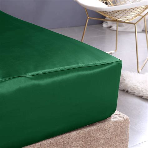 Overseasstore店thxsilk Bedding Fitted Sheet King Size With Deep Pocket