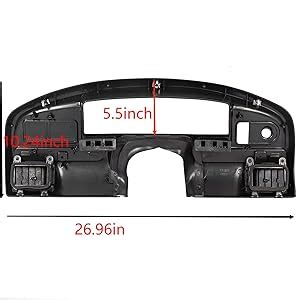 Amazon HECASA Instrument Cluster Dash Panel Bezel Compatible With