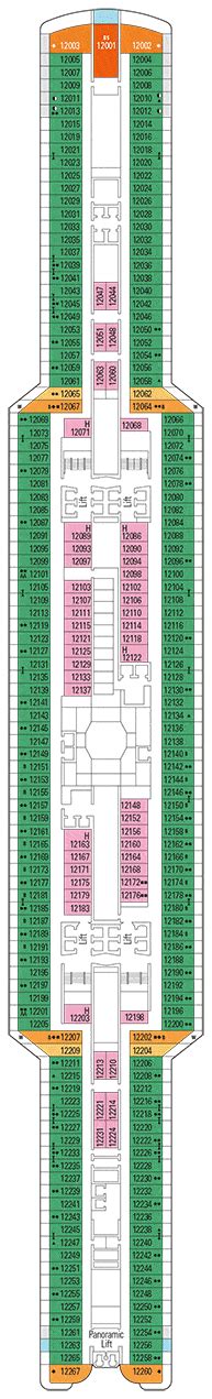 Msc Seaside Deckplan And Kabinen Plan