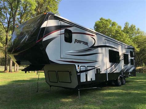 2015 Used Keystone Raptor 332ts Toy Hauler In Florida Fl