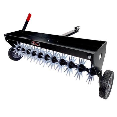 Brinly Hardy 40 Inch Tow Behind Spike Heavy Duty Aerator With Transport