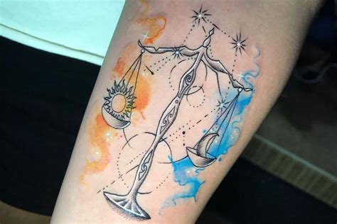 Tatuagem Do Signo De Libra Ideias Para Quem Ama Astrologia