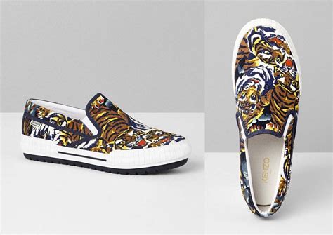 Kenzo Flying Tigers Slip-Ons