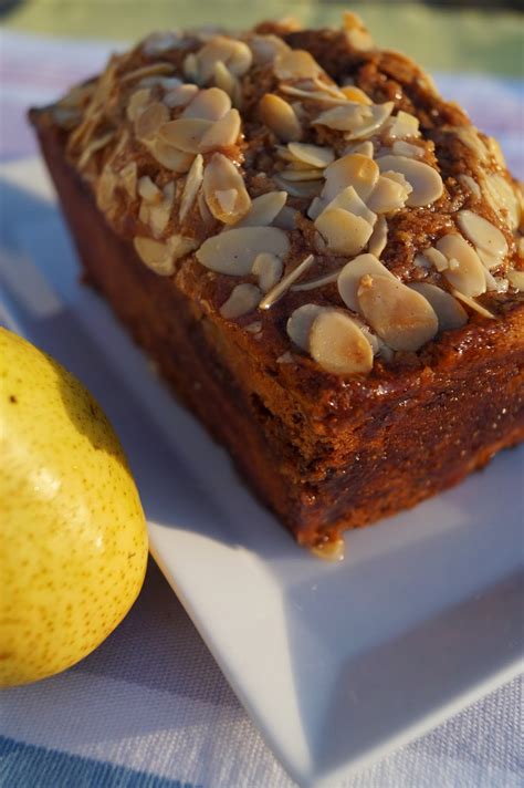 Cake Poire Amande Chocolat