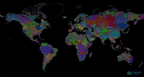 Ocean drainage basins of the world. : r/MapPorn