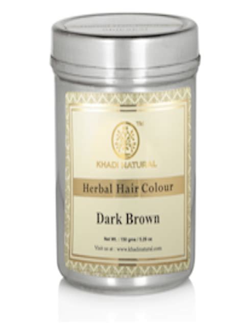 Buy Khadi Natural Herbal Hair Colour Dark Brown 150 G Hair Colour For