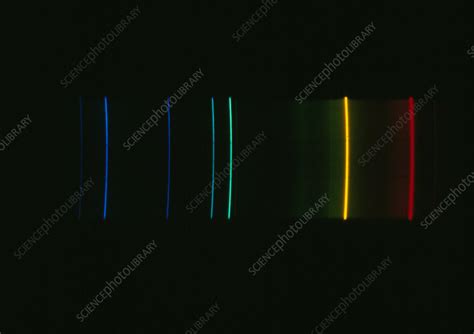 Emission Spectrum Of Helium Stock Image A1500023 Science Photo