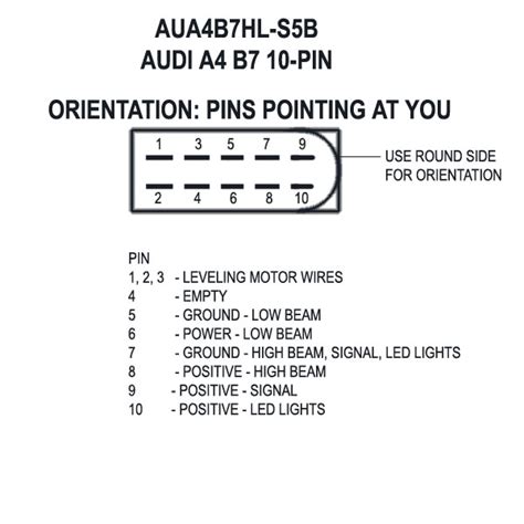 B8 Headlight Wiring Diagram