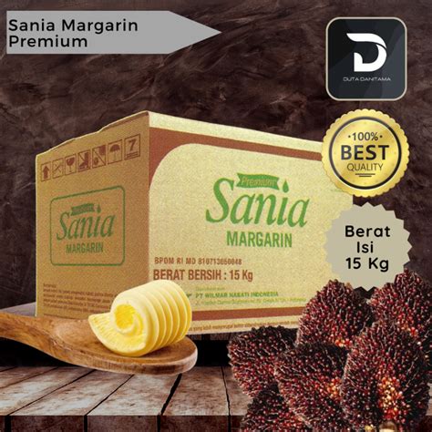 Sania Premium Margarine 15 Kilogram Mentega Padat Lazada Indonesia