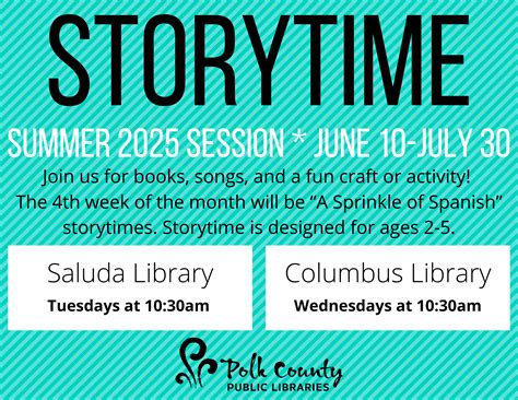 Columbus Storytime – Polk County Public Libraries