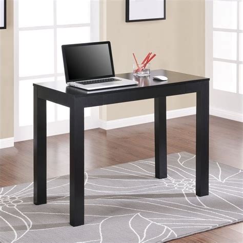 Altra Furniture Parsons Writing Desk In Black Cymax Business