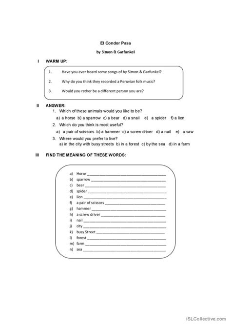 English Esl Worksheets Activities For Distance Learning And Physical