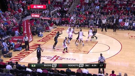 Milwaukee Bucks Vs Houston Rockets January 22 2016 Nba 2015 16