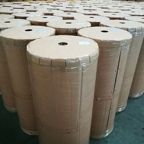 Factory Low Price Self Adhesive Semi Gloss Paper Jumbo Roll Roll And