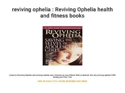 reviving ophelia : Reviving Ophelia health and fitness books