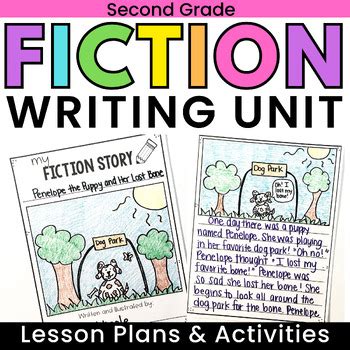 2nd Grade Fiction Narrative Writing Unit Writing Prompts Graphic