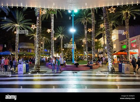 Miami South Beach Lincoln Road Stock Photo Alamy