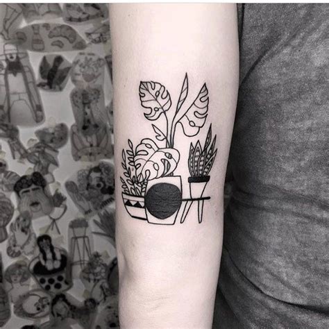 Pot Plant Tattoo