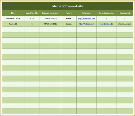 Sensationell Wartungsprotokoll Vorlage Excel Software Katalog Als Excel