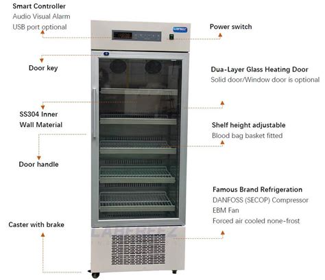 4°C Blood Bank Refrigerator, MR-BK Series - Labfreez Instruments