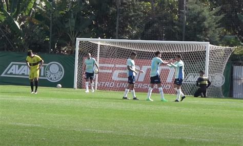 Merentiel e López se destacam gols em novo jogo treino do Palmeiras