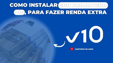 COMO INSTALAR O ERP PRIMAVERA V10 PARA GANHAR UMA RENDA EXTRA YouTube