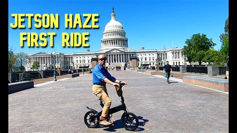 Jetson Haze E Bike First Ride In Dc Youtube