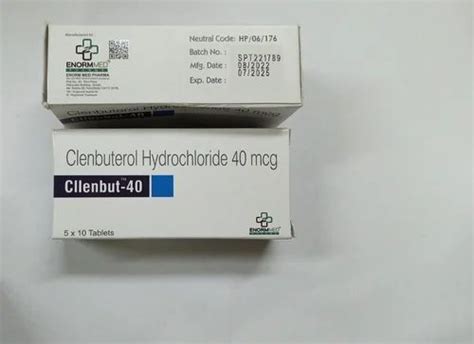 Clenbuterol 40 Mcg Hydrochloride Tablet At Rs 425stripe Steroids