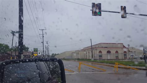 Flash Flooding Closes Road Youtube