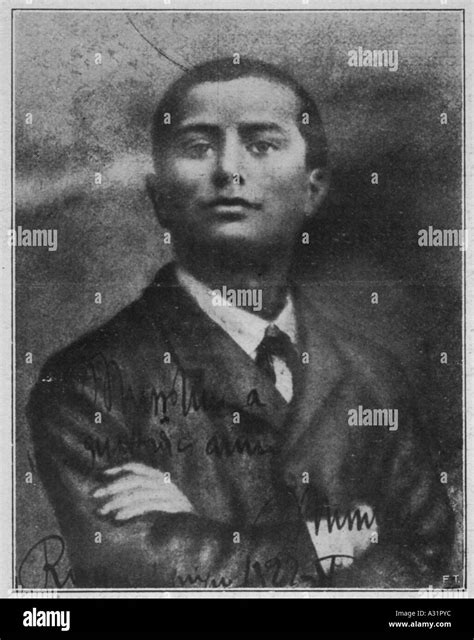 Mussolini At 14 Stock Photo Alamy