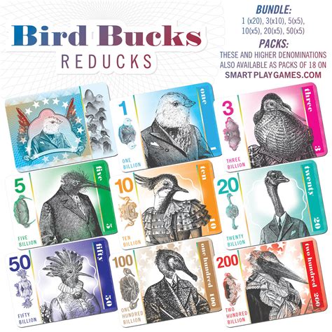 Bird Bucks - Smart Play Games | DriveThruCards.com