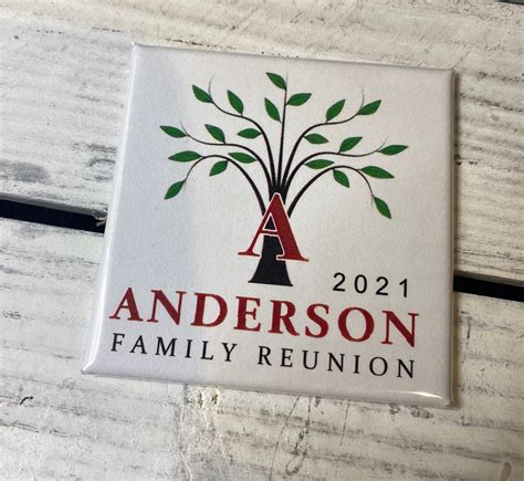 Personalized Family Reunion Fridge Magnet 2x2 Family Gifts | Etsy