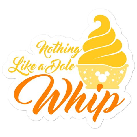 Dole Whip Disney Sticker Laptop Sticker Vinyl Stickers Etsy